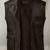 Men’s rubbed dark brown leather vest – sean connery inspired vintage classic