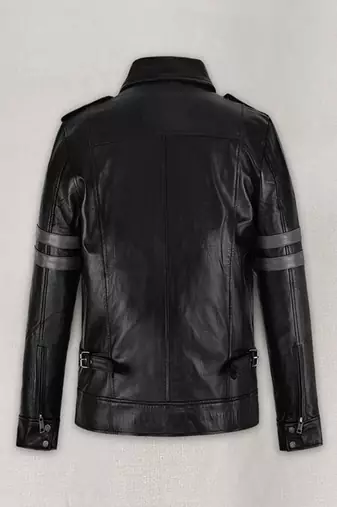 men's black lambskin leather jacket classic zip up style exclusive superior