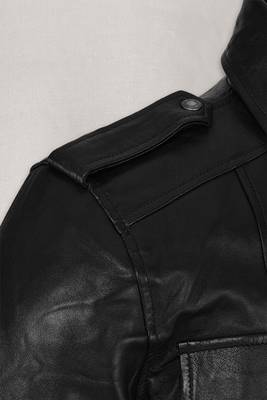 men's black lambskin leather jacket classic zip up style exclusive superior 5