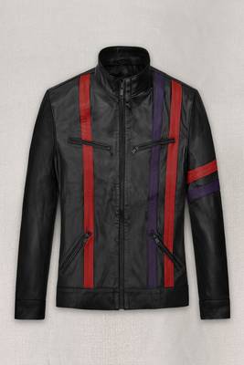 men's black lambskin leather biker jacket classic moto zip style exclusive superior 1
