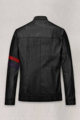 men's black lambskin leather biker jacket classic moto zip style exclusive superior 2