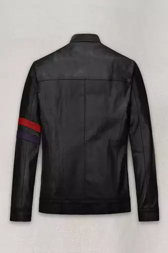 men's black lambskin leather biker jacket classic moto zip style exclusive superior