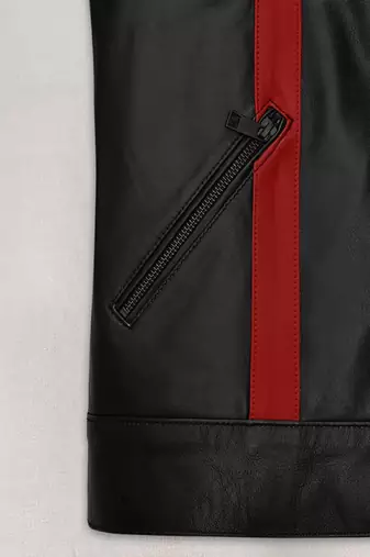 men's black lambskin leather biker jacket classic moto zip style exclusive superior