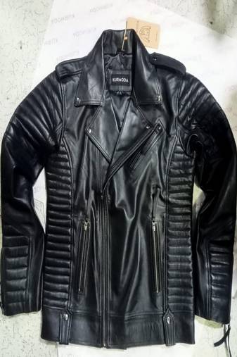 men's black lambskin leather biker jacket premium quilted design modern