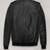 Black bomber leather jacket for men,  retro vintage style distressed