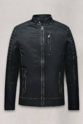 men's brown lambskin leather jacket classic zip up style classic 1
