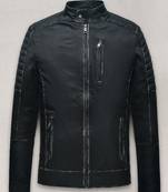 Men’s brown leather jacket – patrick wilson moonfall style coat