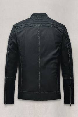 men's brown lambskin leather jacket classic zip up style classic 2