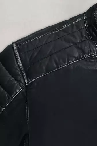 men's brown lambskin leather jacket classic zip up style classic