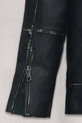 men's brown lambskin leather jacket classic zip up style classic 4