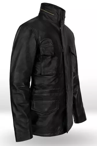 men's black lambskin leather biker jacket classic moto zip style exclusive elegant