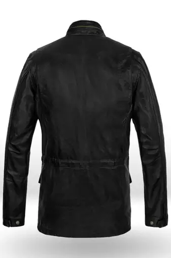 men's black lambskin leather biker jacket classic moto zip style exclusive elegant