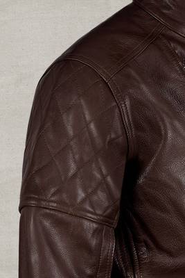 men's brown lambskin leather jacket classic zip up style versatile 4