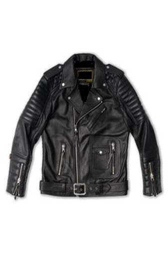 men's black premium lambskin leather jacket premium quilted design modern