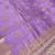 Banarasi viscose silk saree in lavender colour with  zari meenakri work