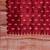Banarasi viscose silk saree in red colour with  zari meenakri work