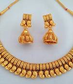 Radiant Real Gold Look Necklace Set.