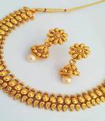 Traditional & Tempting Temple Jewelery Necklace Set