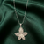 925 sterling silver elegant leaf floral filigree pendant necklace for women