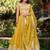 Women's Chinon Embroidery Work Semi-Stitched Lehenga Choli With Dupatta