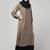 Two peice abaya Dress with Elasticated Sleeve - for Women and Girls Side pocket
