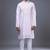 blush pink embroidered silk kurta pant set