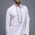 off white mirror work kurta pant set for men