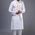 off white embroidered kurta pant set for men