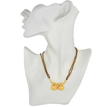 gold plated maharashtrian wati mangalsutra for women 3