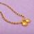 gold plated double wati long mangalsutra with beads