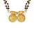 24kt gold plated double wati floral mangalsutra