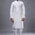 off white threadwork kurta patiala set for men