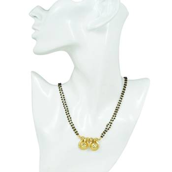 brass micron gold two wati traditional mangalsutra 3
