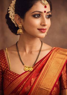 brass micron gold two wati traditional mangalsutra 4