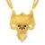 ethnic gold plated handmade meenakari mangalsutra