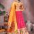 Women's Jacquard Paithani Silk Zari Weaving Stitched Lehenga With Unstitched Blouse and Dupatta