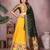 Women's Jacquard Paithani Silk Zari Weaving Stitched Lehenga With Unstitched Blouse and Dupatta