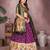 Women's Jacquard Paithani Silk Zari Weaving Stitched Lehenga With Unstitched Blouse and Dupatta
