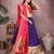 Women's Jacquard Paithani Silk Zari Weaving Stitched Lehenga With Unstitched Blouse and Dupatta