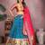 Women's Jacquard Paithani Silk Zari Weaving Stitched Lehenga With Unstitched Blouse and Dupatta