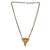 brass micron gold handmade meenakari work traditional mangalsutra