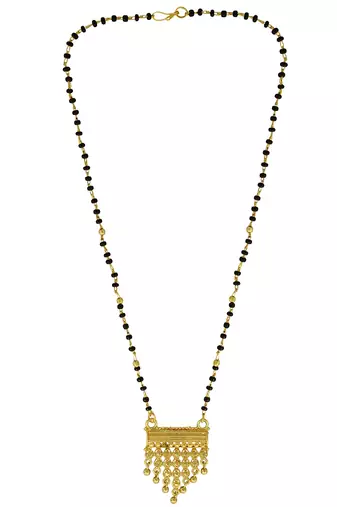 traditional designer brass gold handmade mangalsutra