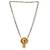 ethnic gold plated peacock motif mangalsutra