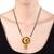 ethnic gold plated peacock motif mangalsutra