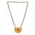 stylish gold plated handmade meenakari mangalsutra