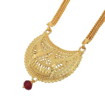 brass micron gold plated traditional mangalsutra 2