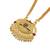 traditional brass gold plated bridal mangalsutra with meenakari work