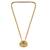traditional brass gold plated bridal mangalsutra with meenakari work