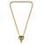 ethnic gold plated heart pendant meenakari mangalsutra