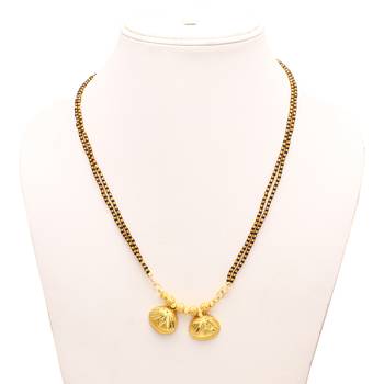 classic maharashtrian gold plated double wati mangalsutra 3